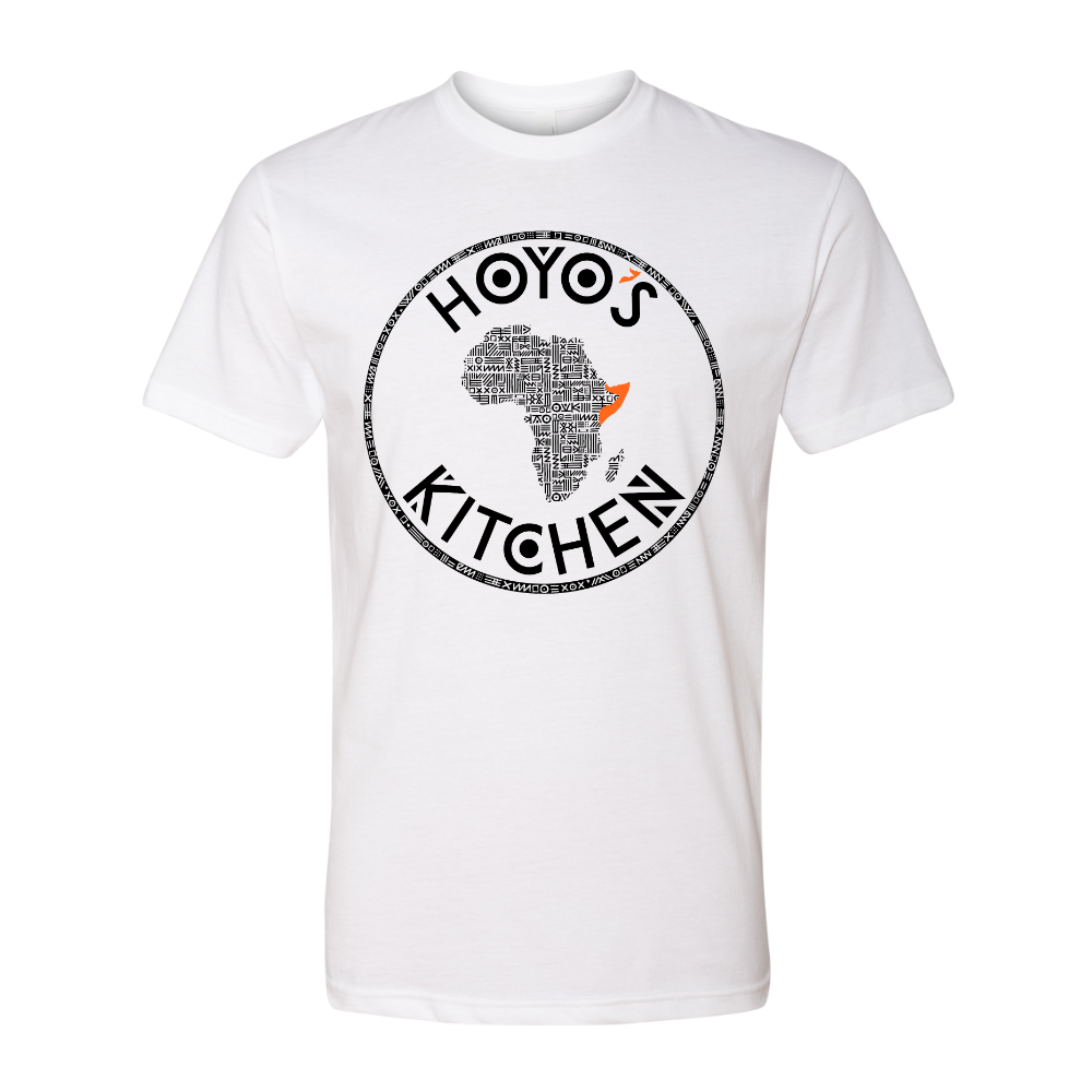 Hoyo's Kitchen WHITE Premium CVC Crew T-Shirt